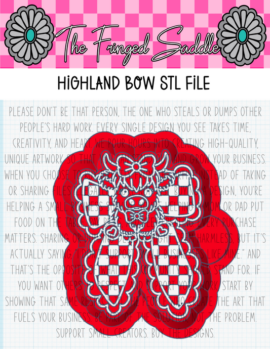 Highland bow STL