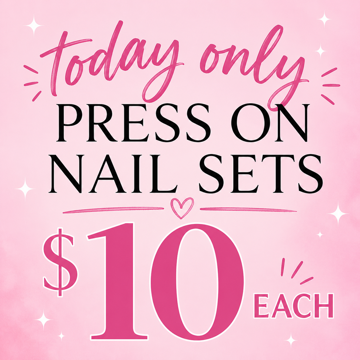 Hand painted nail sets