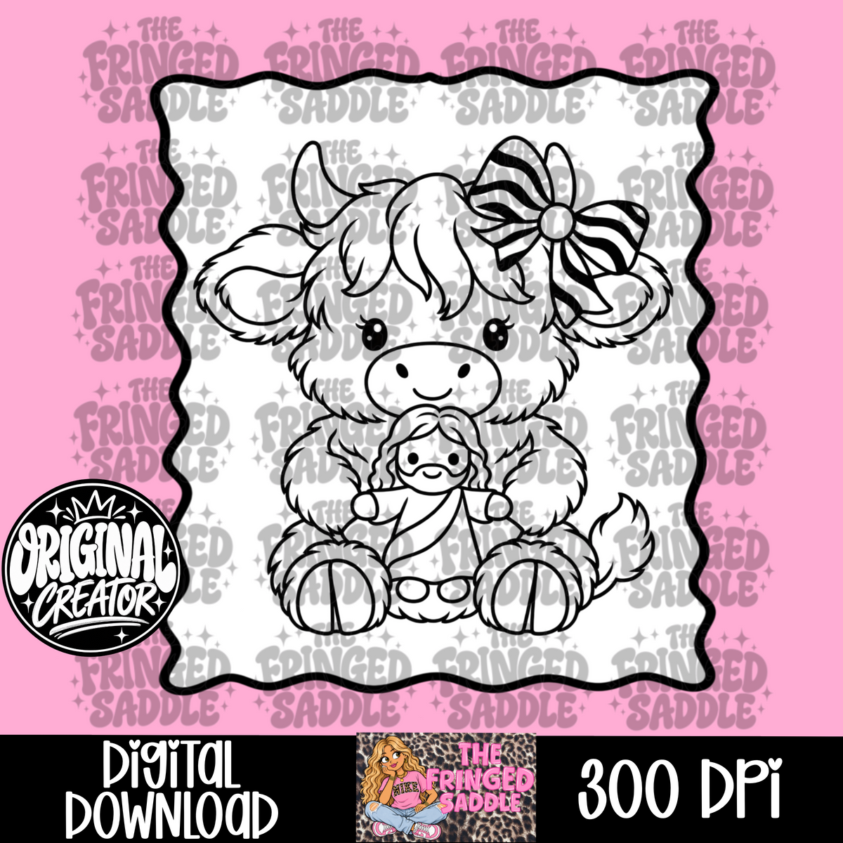 Highland w Jesus plushie