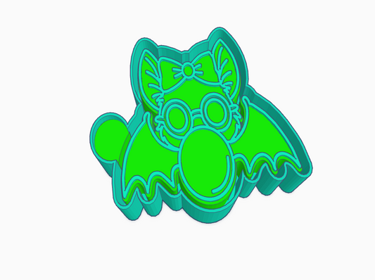Bat blowing bubble