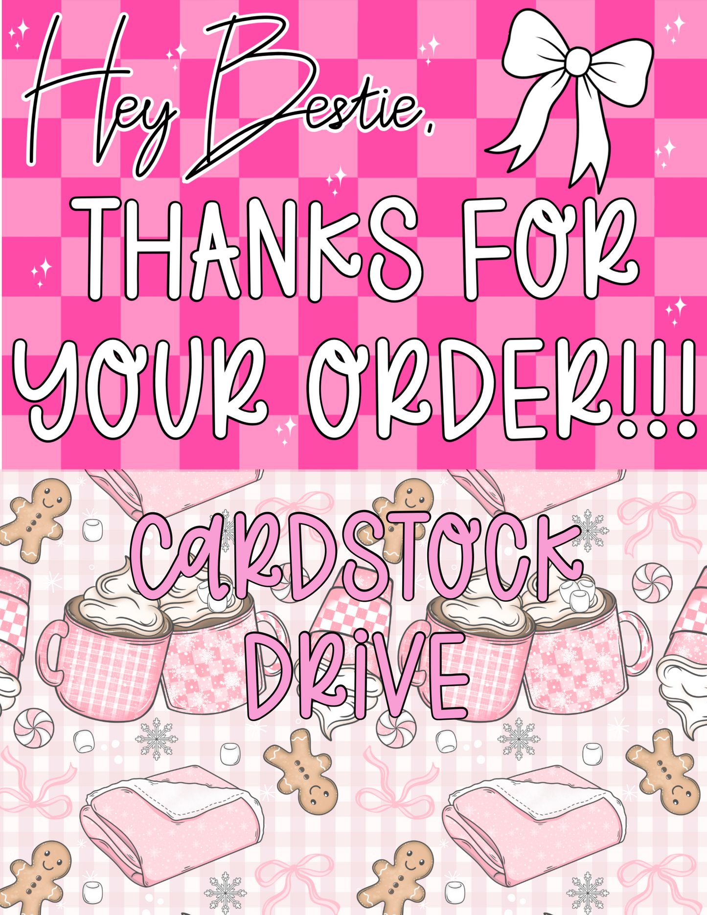 Cardstock drive November