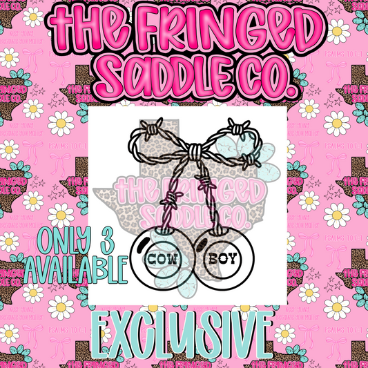 TFS EXCLUSIVE Cowboy cherry bar wire bow png