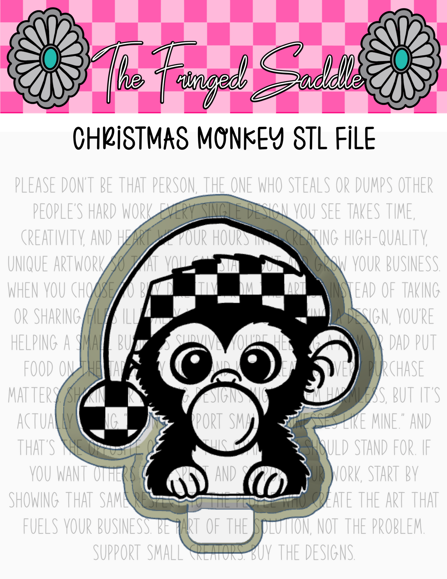 Christmas monkey file