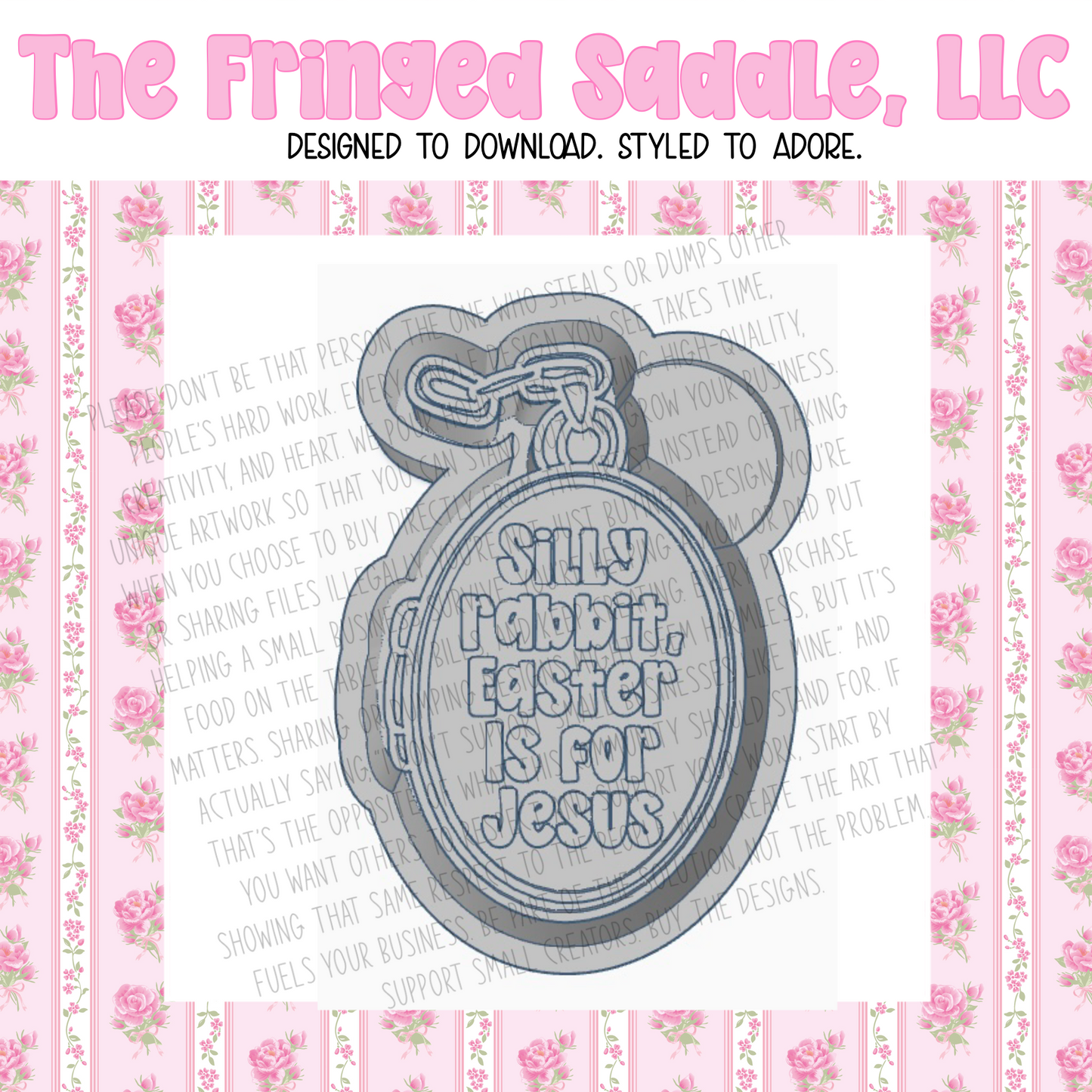 Silly rabbit locket