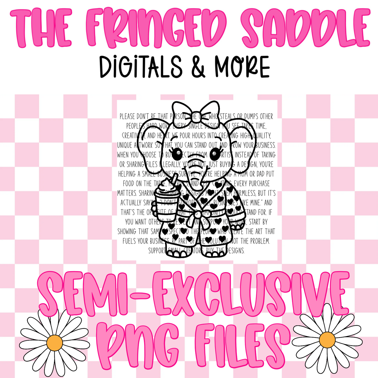 Elephant in heart robe