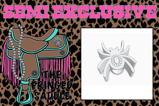 Western spider straw topper digital