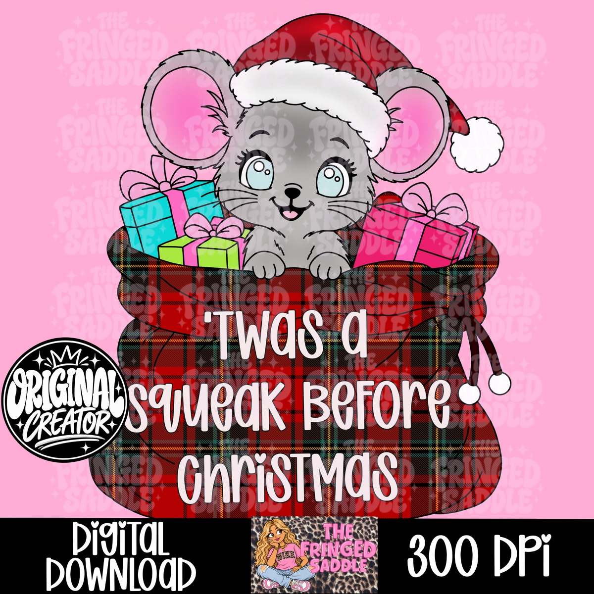 ‘‘Twas a squeak before Christmas graphic