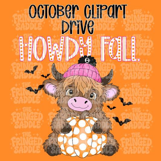 October clipart drive