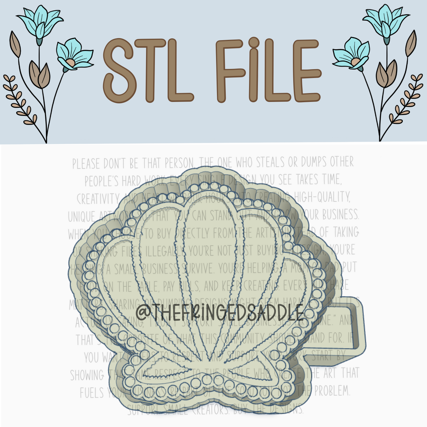 Western clamshell STL