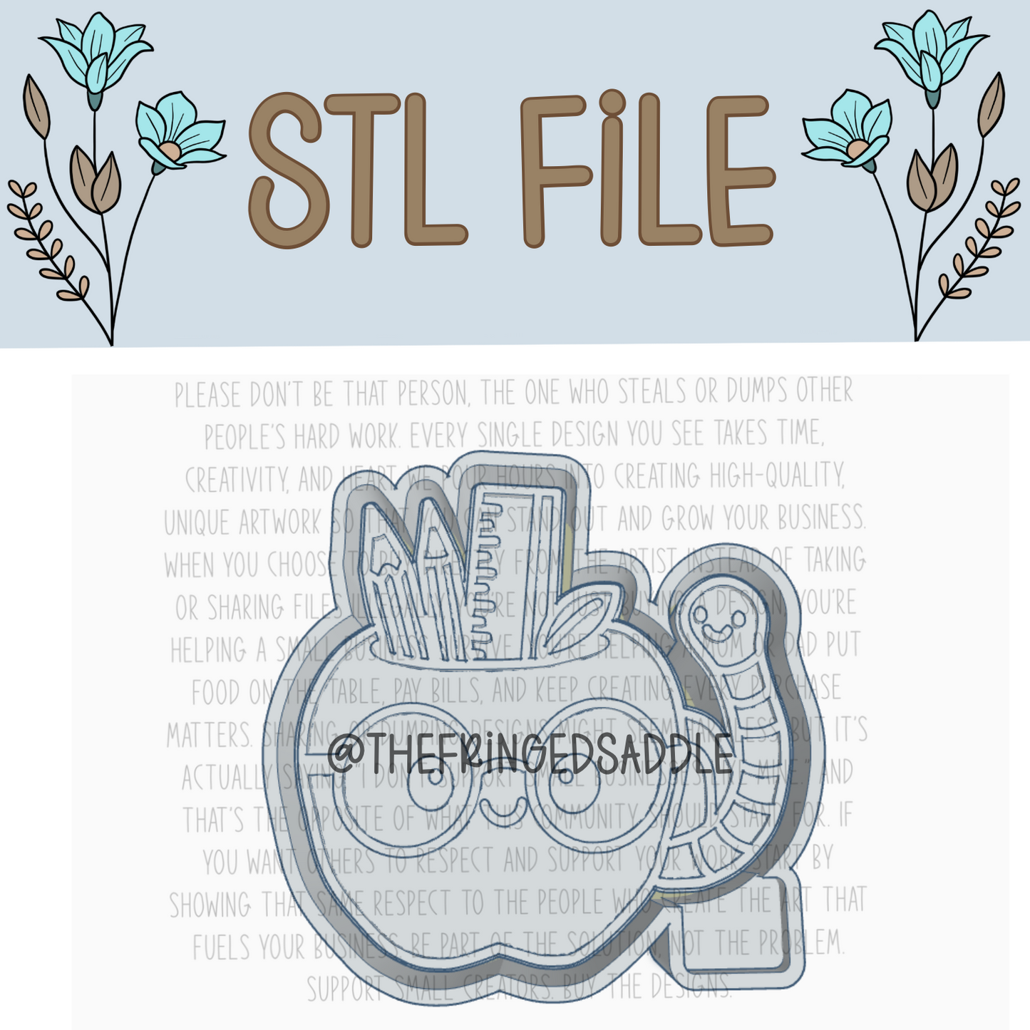 Apple pen holder STL