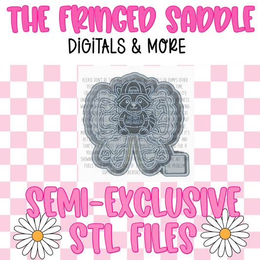 Camo raccoon bow STL