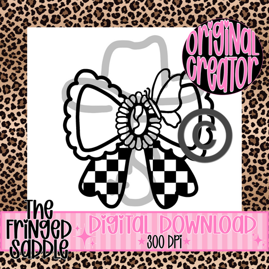 TFS turquoise butterfly bow SEMI EXCLUSIVE