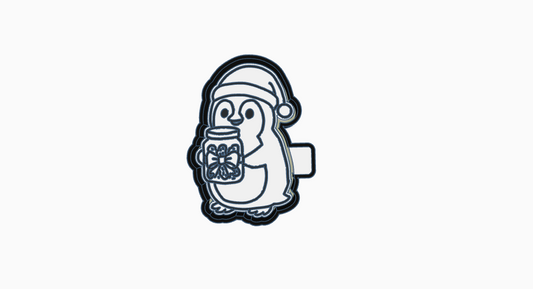 Penguin w pickle jar mold