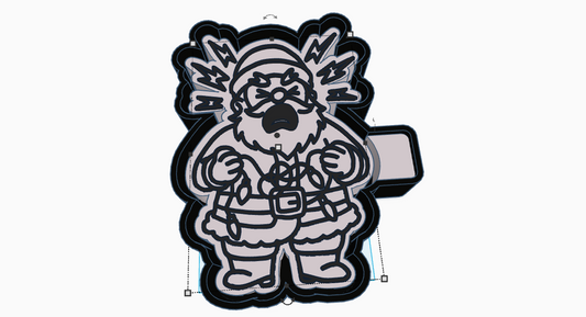 shocked santa